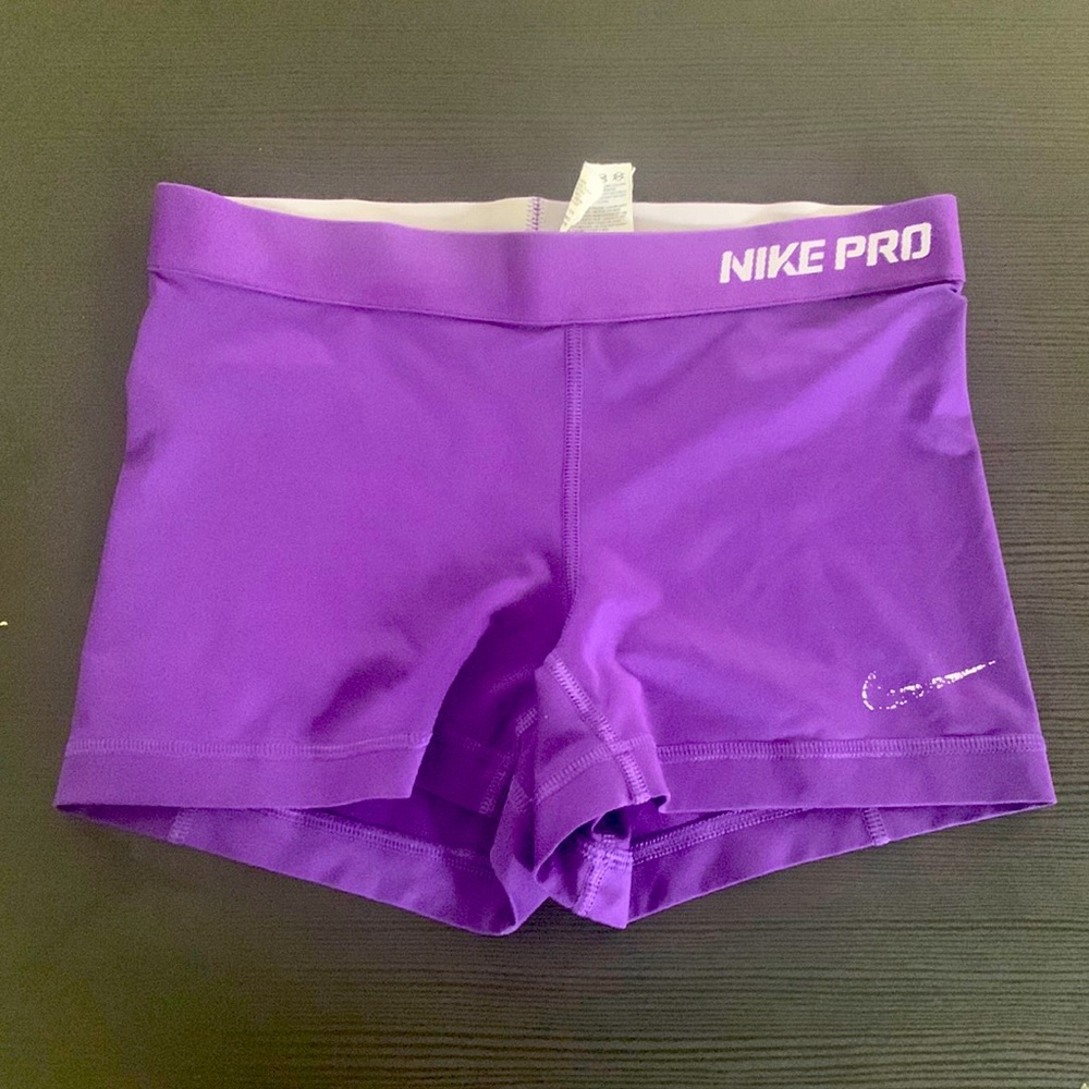 Purple Nike Pro 3” Short | Size Small
